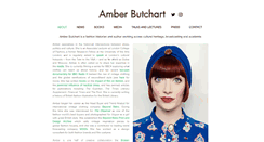 Desktop Screenshot of amberbutchart.com