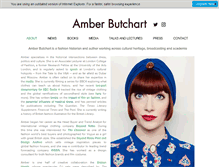 Tablet Screenshot of amberbutchart.com